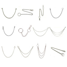 Load image into Gallery viewer, BLA Metal Trousers Pant Chain Punk Hip-hop Chain Waist Link Metal Wallet Silver Key Chain Jeans Waist Link Keyring Jewelry Z30