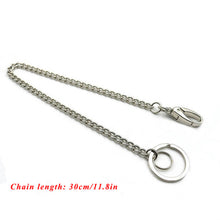 Load image into Gallery viewer, BLA Metal Trousers Pant Chain Punk Hip-hop Chain Waist Link Metal Wallet Silver Key Chain Jeans Waist Link Keyring Jewelry Z30