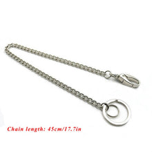 Load image into Gallery viewer, BLA Metal Trousers Pant Chain Punk Hip-hop Chain Waist Link Metal Wallet Silver Key Chain Jeans Waist Link Keyring Jewelry Z30