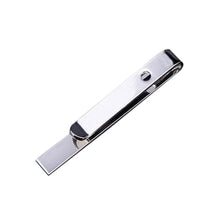 Load image into Gallery viewer, Classic Men Tie Pin Casual Style Golden Silve Tie Clip Fashion Jewelry Exquisite Wedding Men Bow Tie Pin Simple Necktie Clasp