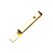 Load image into Gallery viewer, Classic Men Tie Pin Casual Style Golden Silve Tie Clip Fashion Jewelry Exquisite Wedding Men Bow Tie Pin Simple Necktie Clasp