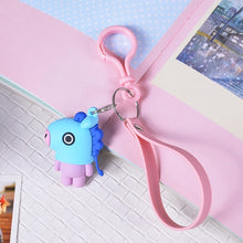 Load image into Gallery viewer, Kpop bts-bangtan boys "Suga" "TATA" etc Personalized Cute Cartoon Keychain Bags Chain For Women Boys Girls Bangtan Accessories