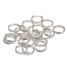 Load image into Gallery viewer, 200pcs/lot 5 6 7 8 10 12 14 mm Open Jump Rings Double Loops Gold Color Split Rings Connectors For Jewelry Making